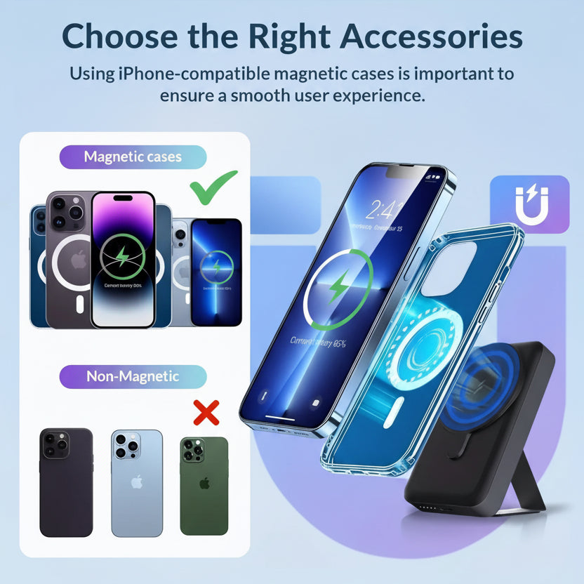 Magnetic Wireless Power Bank 5000mAh