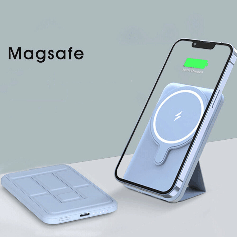 Magsafe Mini Power Bank 5000Mah Wireless Magnetic Power Bank Portable Charger US